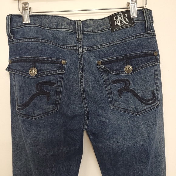 Rock & Republic Kassandra Mid RiseBootcut Jean Women's size 8 - Picture 7 of 15